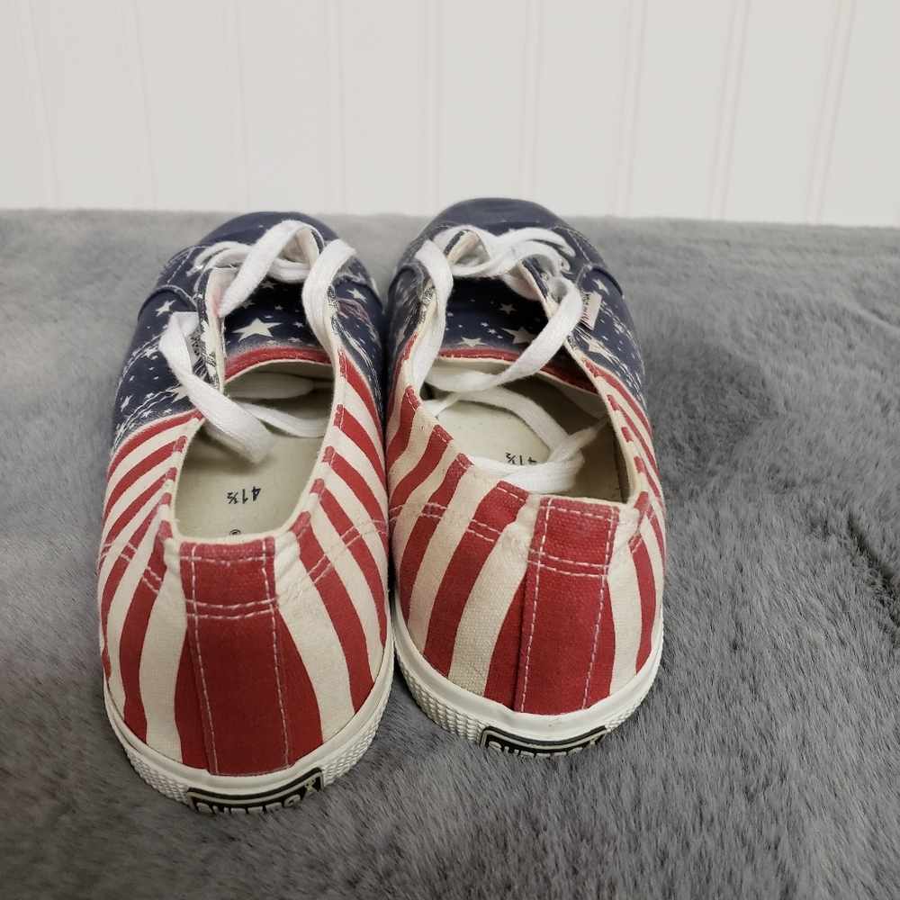 Superga American Flag Print Canvas Sneakers - Picture 5 of 10